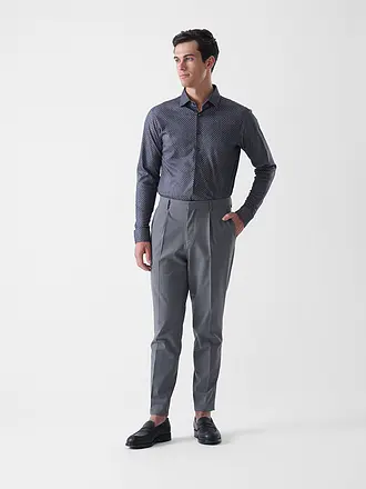 DESOTO | Chemise en jersey coupe slim | dunkelblau